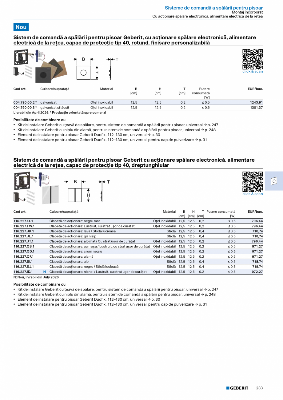 Pagina 231-Catalog Colectii de baie si sisteme sanitare  Catalog, brosura Romana  – Vase de ceramică WC...