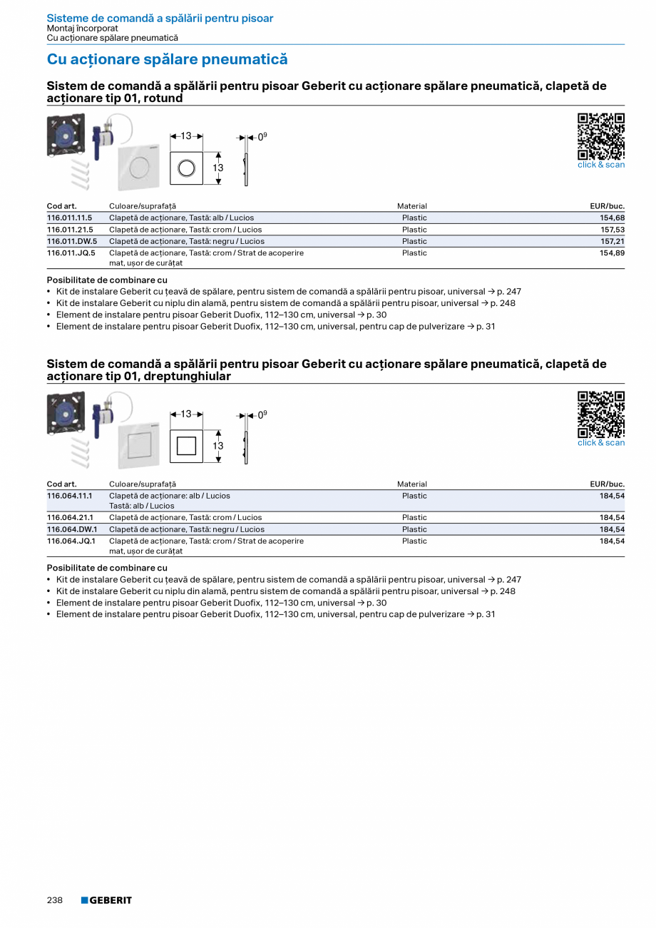 Pagina 236-Catalog Colectii de baie si sisteme sanitare  Catalog, brosura Romana  încastrat Sigma

Vedere de...