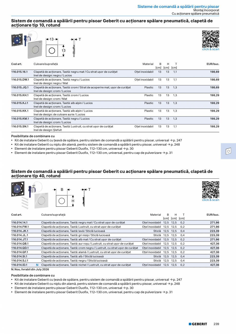 Pagina 237-Catalog Colectii de baie si sisteme sanitare  Catalog, brosura Romana onare
Pentru rezervor...