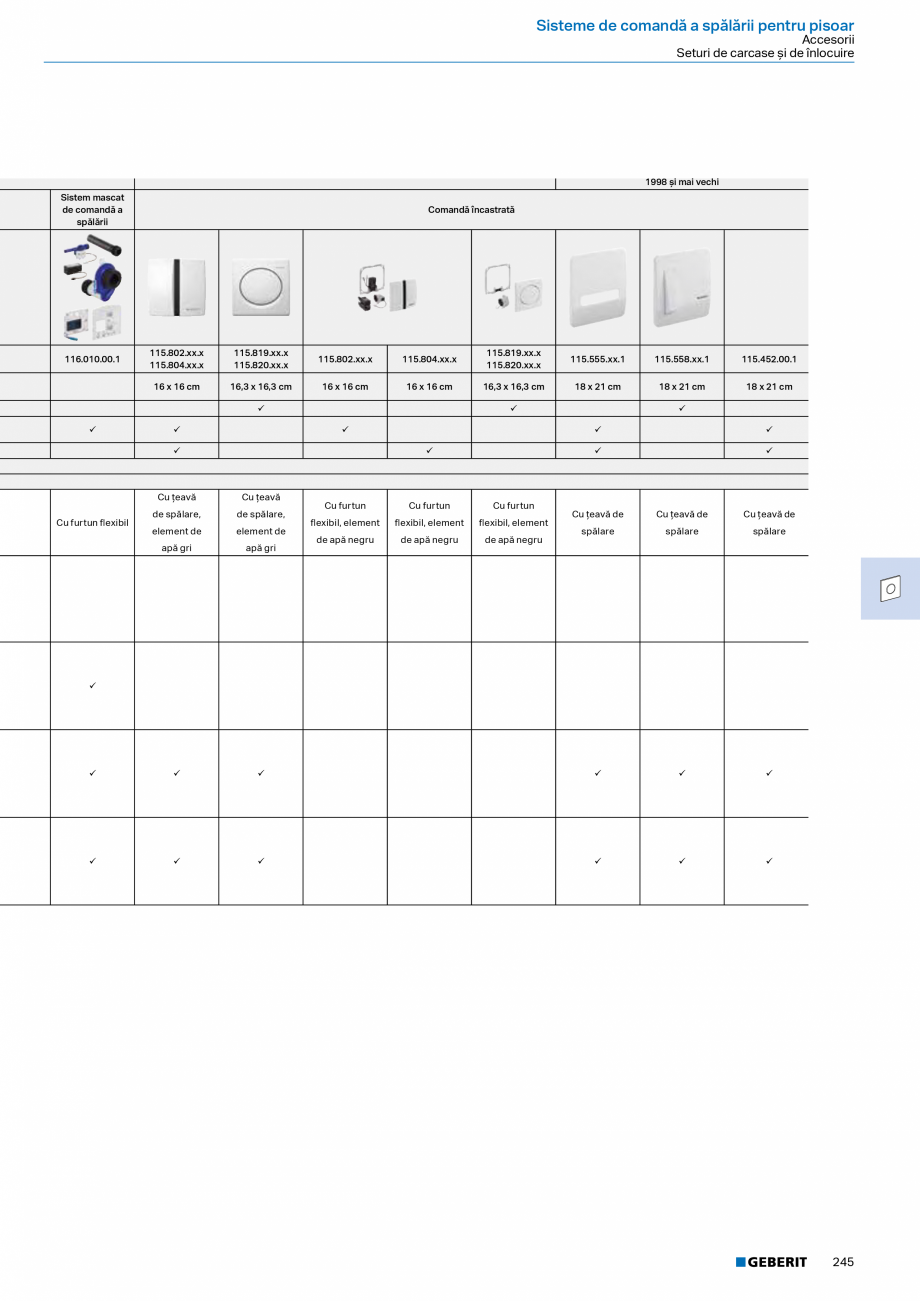 Pagina 243-Catalog Colectii de baie si sisteme sanitare  Catalog, brosura Romana trat
Sigma 8 cm → p. 164
•...
