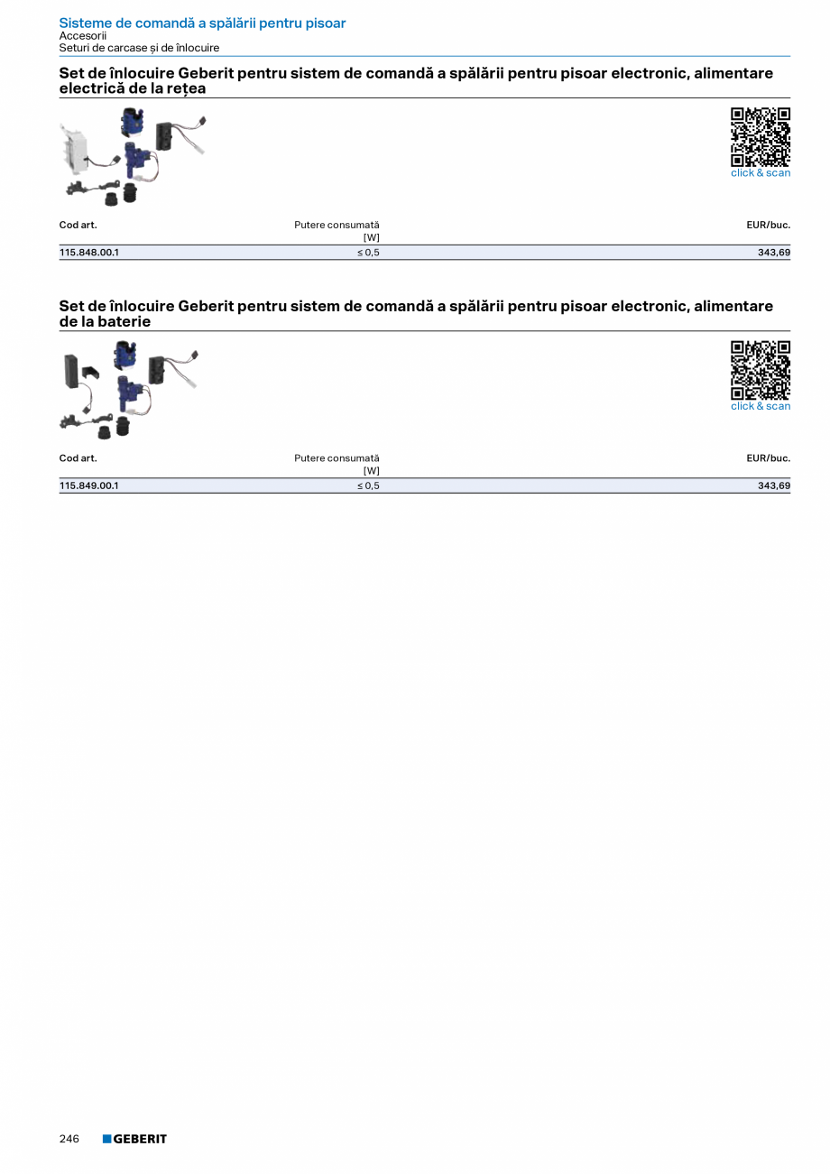 Pagina 244-Catalog Colectii de baie si sisteme sanitare  Catalog, brosura Romana  alb / Lucios
Inel de design: ...