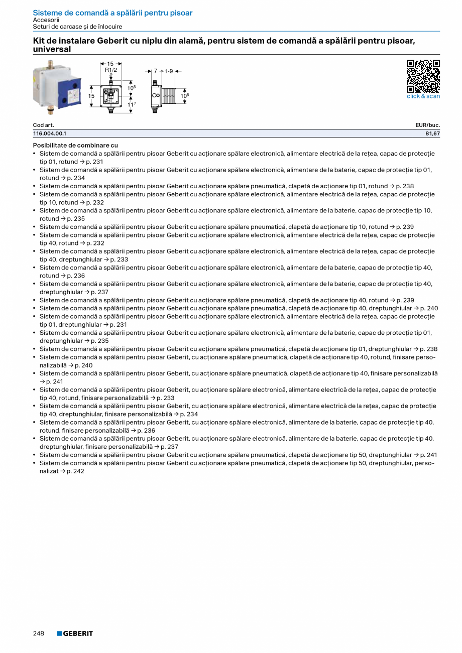 Pagina 246-Catalog Colectii de baie si sisteme sanitare  Catalog, brosura Romana e încastrate Sigma, Omega şi...