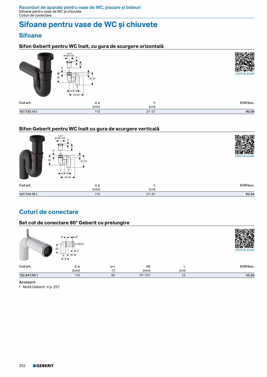 Pagina 250-Catalog Colectii de baie si sisteme sanitare  Catalog, brosura Romana igma20 rotundă, spălare cu...