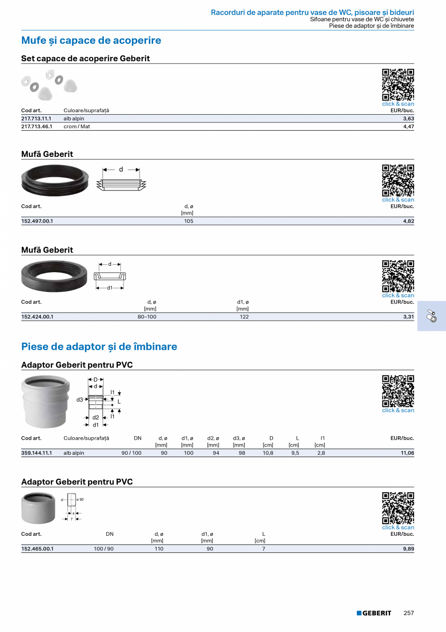 Pagina 255-Catalog Colectii de baie si sisteme sanitare  Catalog, brosura Romana ial
Oţel inoxidabil
...