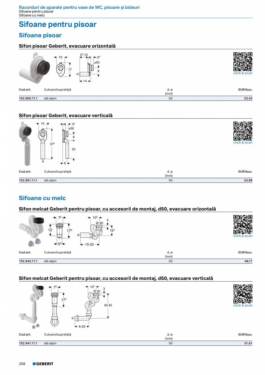 Pagina 256-Catalog Colectii de baie si sisteme sanitare  Catalog, brosura Romana xidabil 24,6 15,2
Sticlă 24,6...