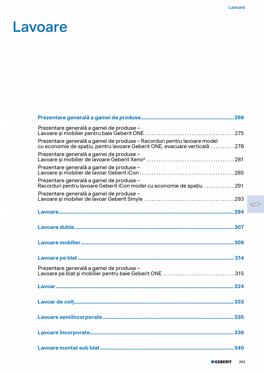 Pagina 261-Catalog Colectii de baie si sisteme sanitare  Catalog, brosura Romana ceramică 24,6 16,4

1,4

570,...