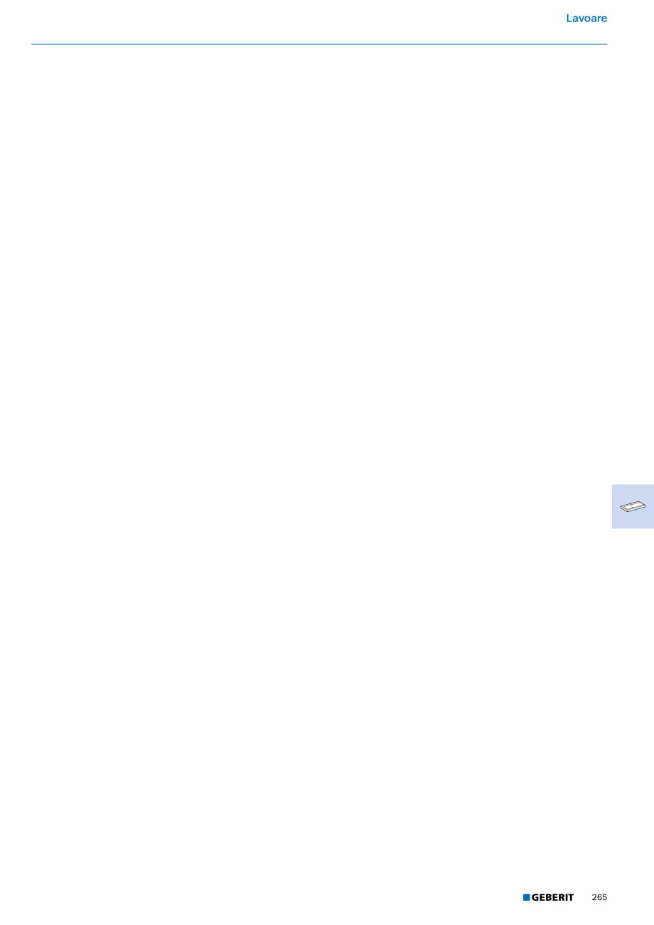 Pagina 263-Catalog Colectii de baie si sisteme sanitare  Catalog, brosura Romana uşor de curăţat
Placă de...