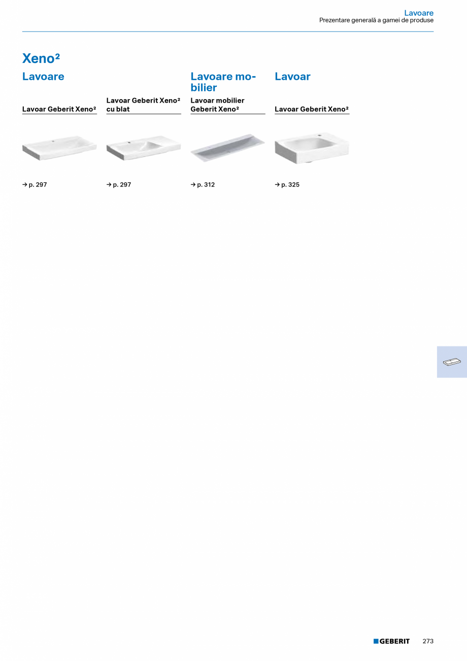 Pagina 271-Catalog Colectii de baie si sisteme sanitare  Catalog, brosura Romana  în termeni de culoare și...