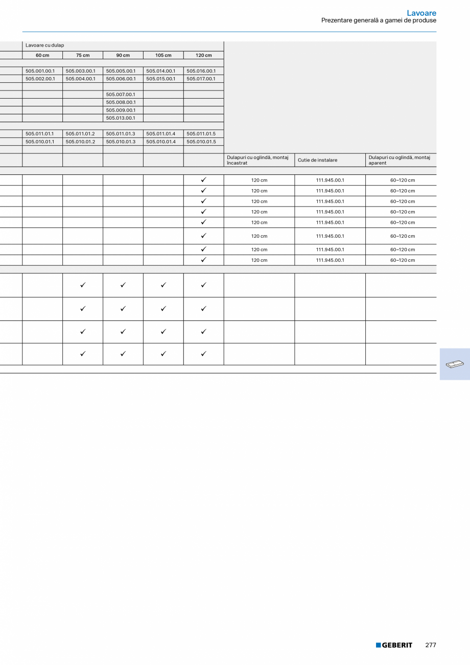 Pagina 275-Catalog Colectii de baie si sisteme sanitare  Catalog, brosura Romana egru / Lustruit, cu strat...