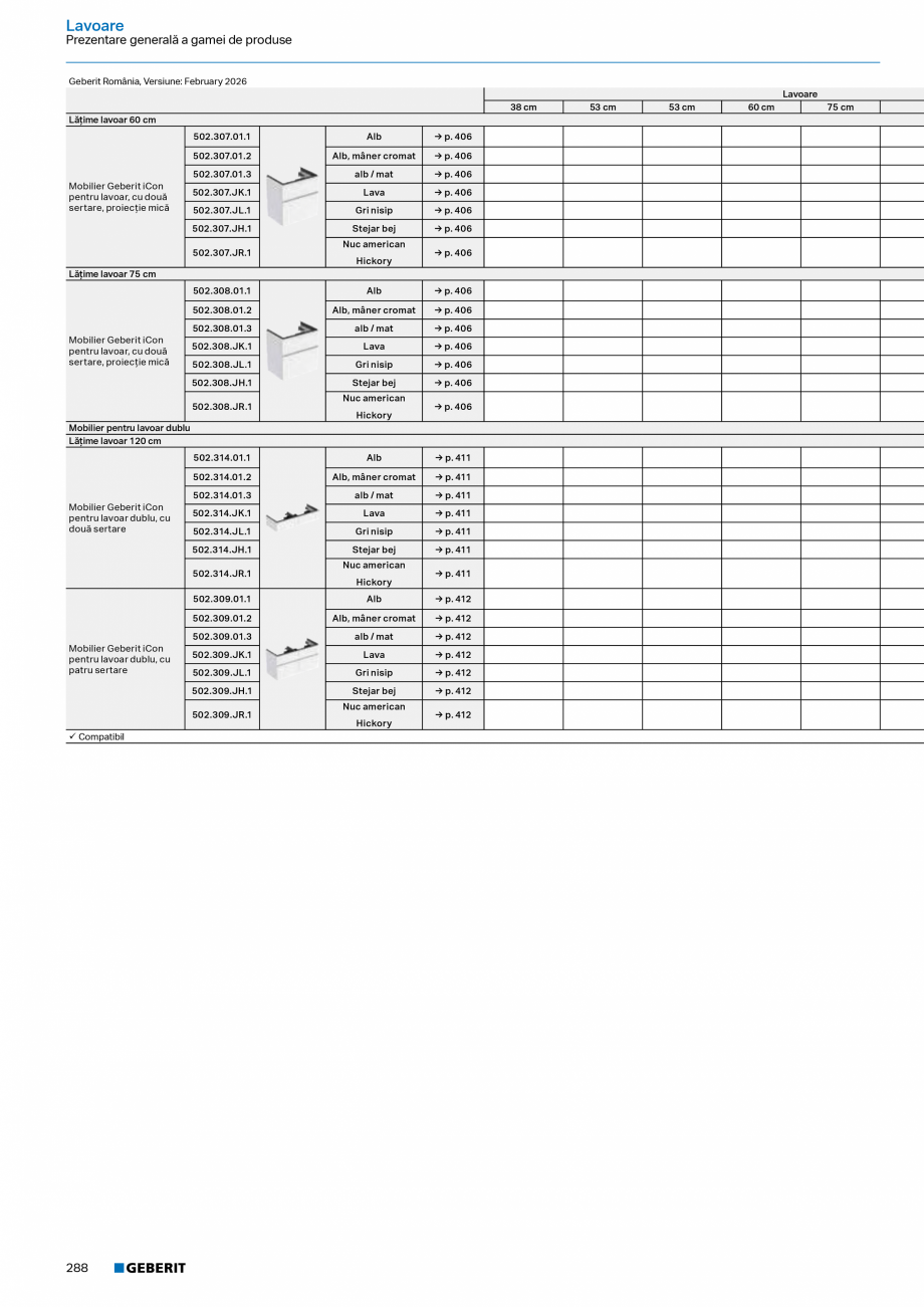 Pagina 286-Catalog Colectii de baie si sisteme sanitare  Catalog, brosura Romana de client

Priză de racordare...