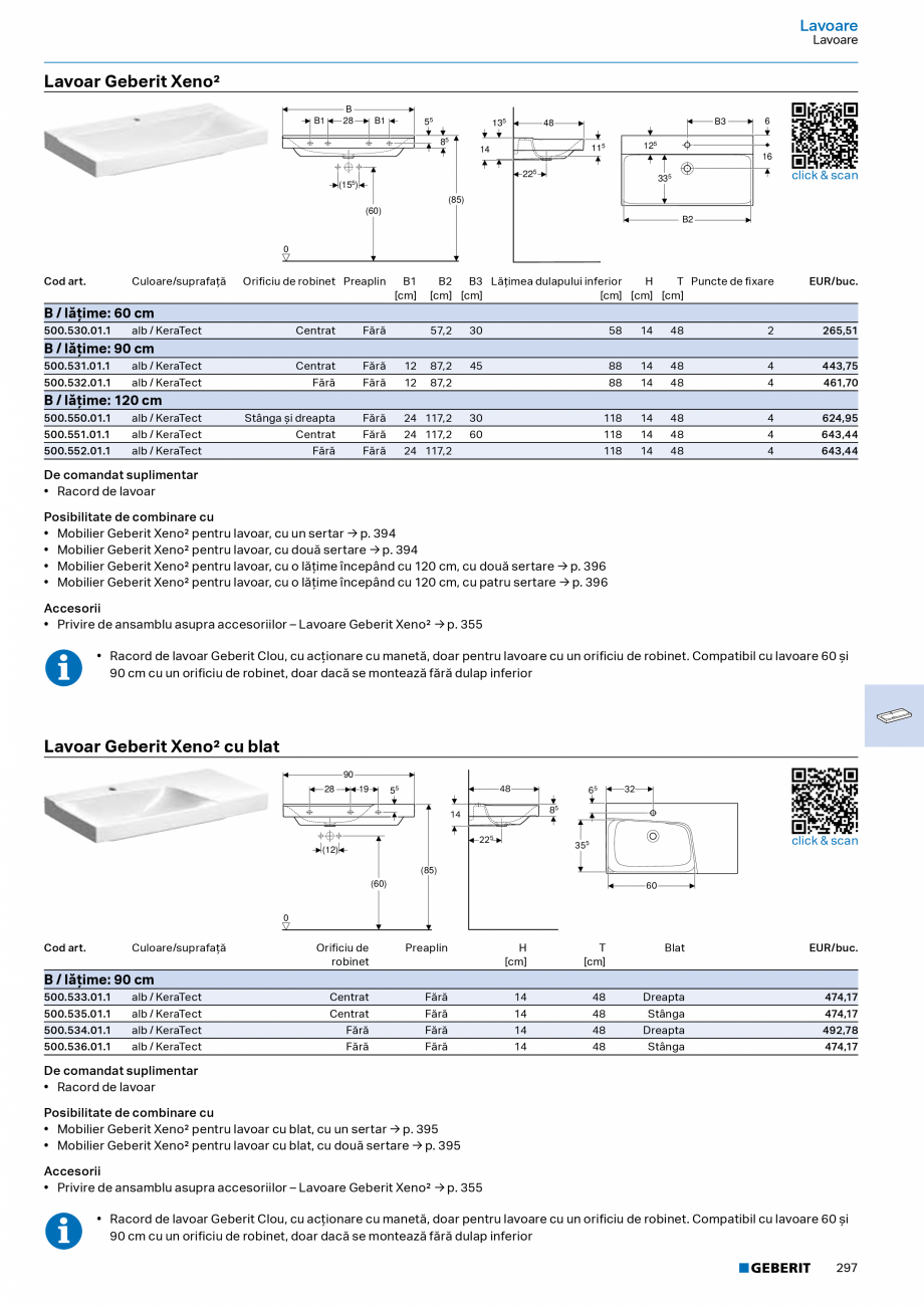 Pagina 295-Catalog Colectii de baie si sisteme sanitare  Catalog, brosura Romana ete de acţionare
Pentru...