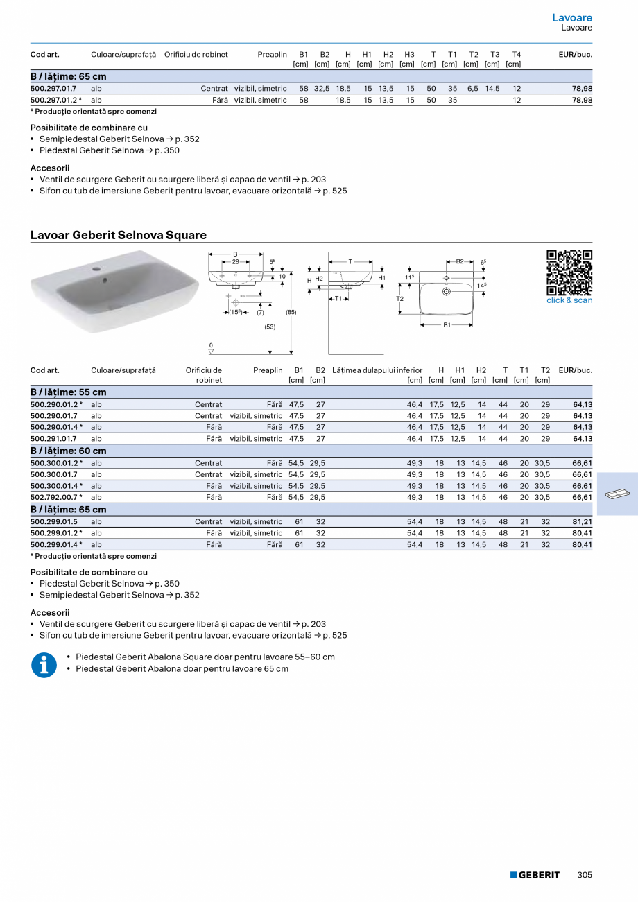 Pagina 303-Catalog Colectii de baie si sisteme sanitare  Catalog, brosura Romana imentare electrică de la...