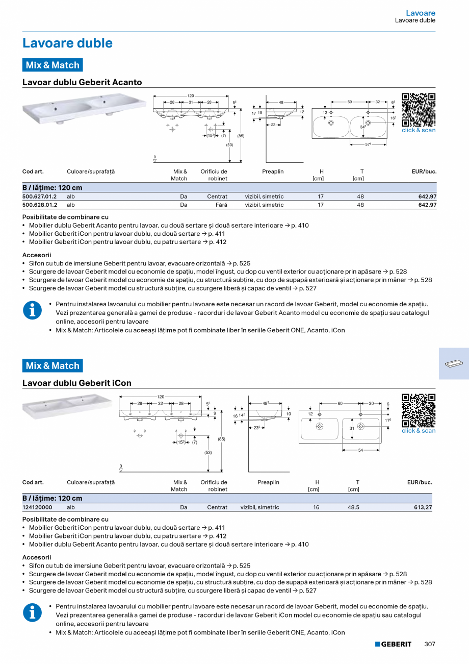 Pagina 305-Catalog Colectii de baie si sisteme sanitare  Catalog, brosura Romana sesc pe site www.geberit.ro.

...