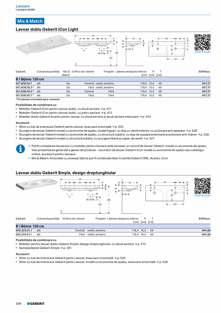 Pagina 306-Catalog Colectii de baie si sisteme sanitare  Catalog, brosura Romana rat

ü

ü

ü

Cod art.

→...