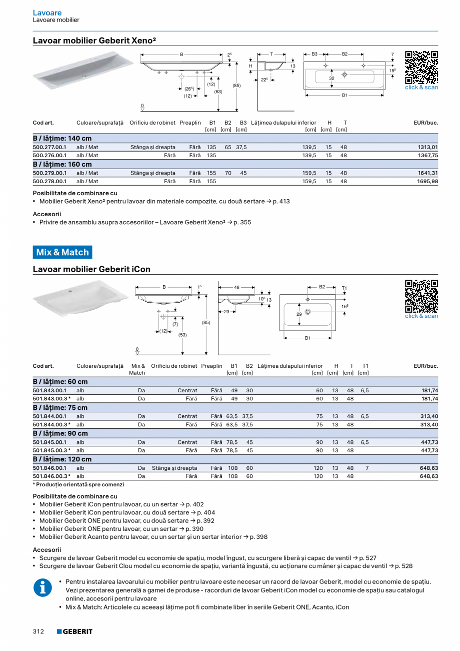 Pagina 311-Catalog Colectii de baie si sisteme sanitare  Catalog, brosura Romana de alimentare
de la reţea...