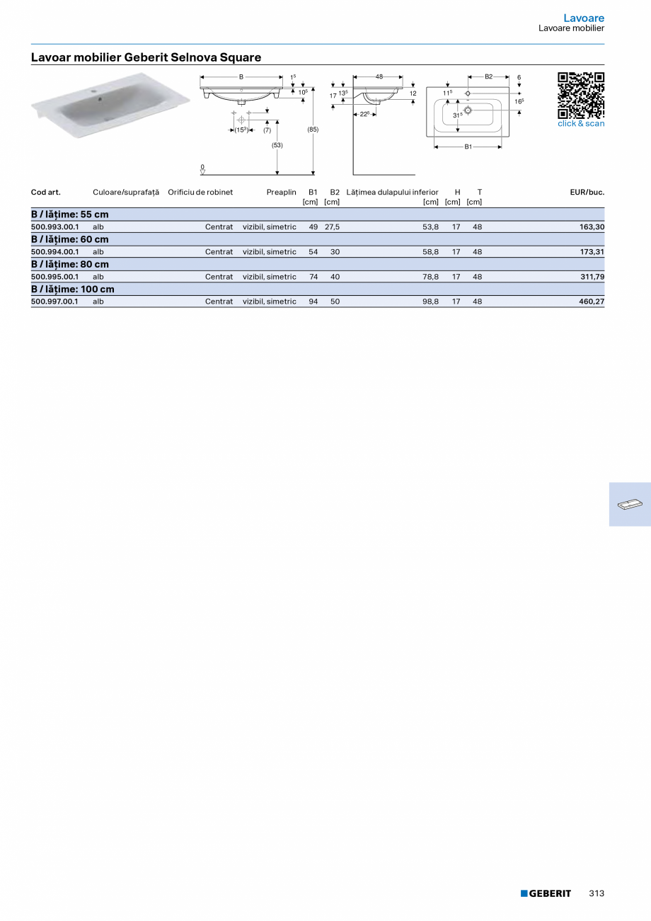 Pagina 312-Catalog Colectii de baie si sisteme sanitare  Catalog, brosura Romana 00.6

115.885.00.6

115.955.00...