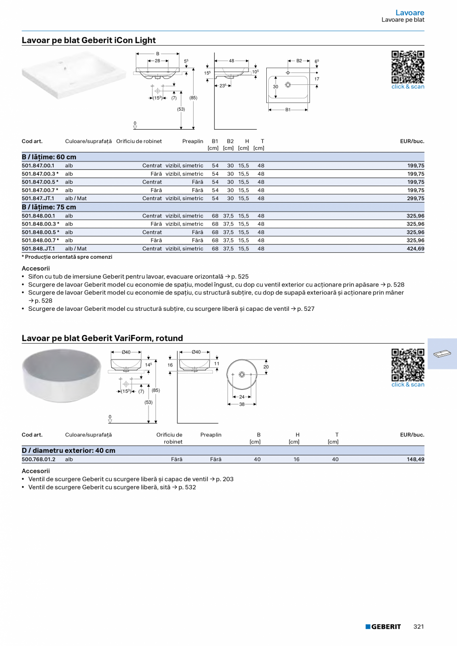 Pagina 320-Catalog Colectii de baie si sisteme sanitare  Catalog, brosura Romana abil 24,6 16,4

1,5

≤4

652...