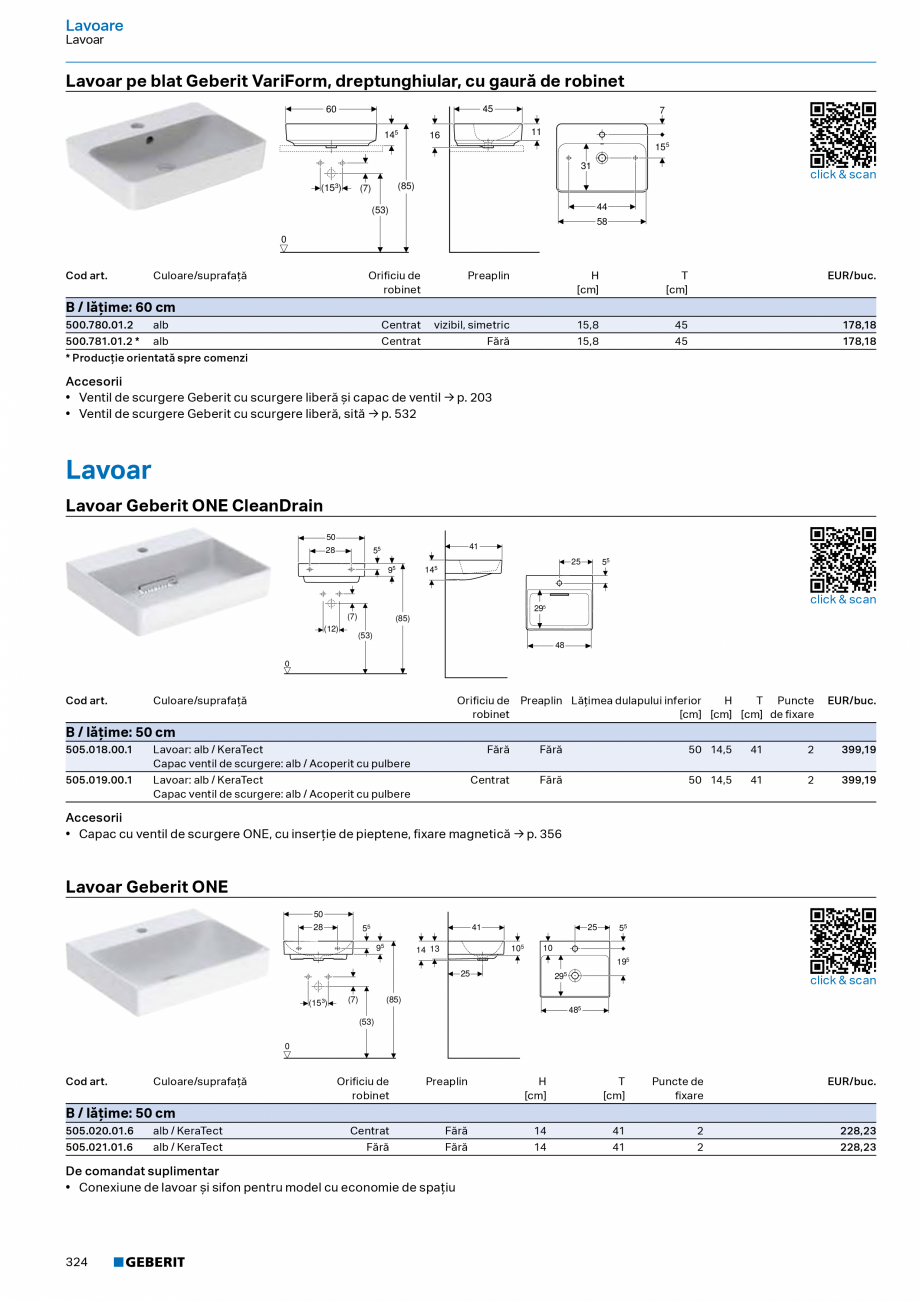 Pagina 323-Catalog Colectii de baie si sisteme sanitare  Catalog, brosura Romana �lare electronică, pentru...