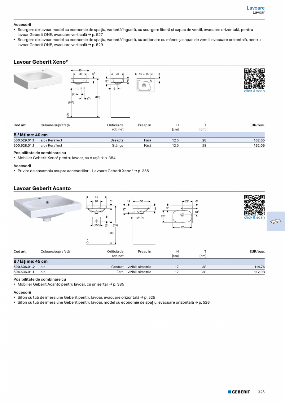 Pagina 324-Catalog Colectii de baie si sisteme sanitare  Catalog, brosura Romana de combinare cu
• Kit de...