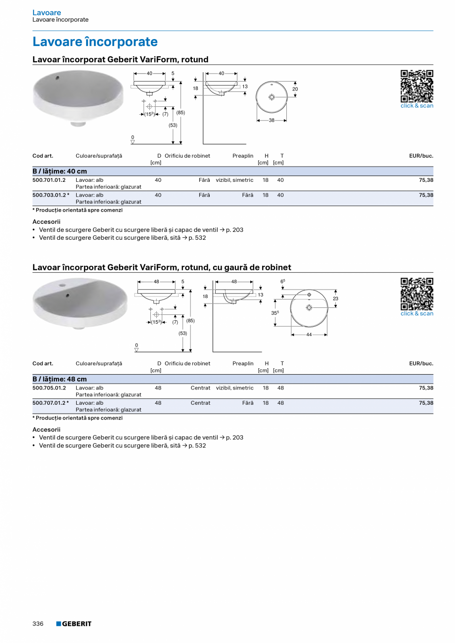 Pagina 335-Catalog Colectii de baie si sisteme sanitare  Catalog, brosura Romana t pentru spălare cu un volum ...
