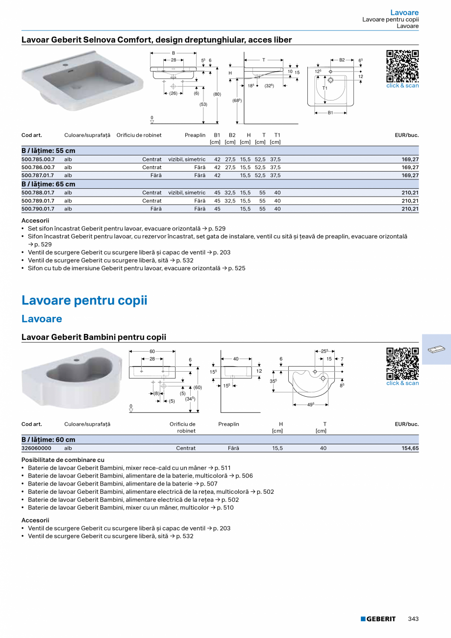 Pagina 342-Catalog Colectii de baie si sisteme sanitare  Catalog, brosura Romana cesorii și compatibilități ...