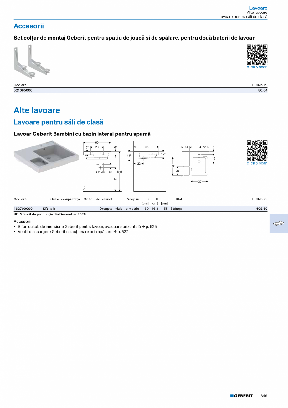 Pagina 348-Catalog Colectii de baie si sisteme sanitare  Catalog, brosura Romana  cm,
pentru buton radio → p....