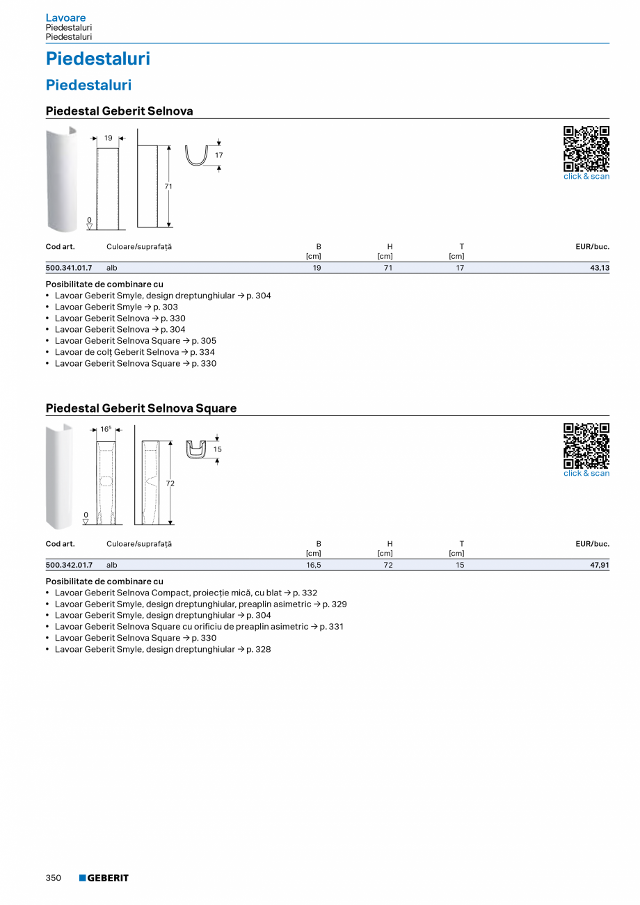 Pagina 349-Catalog Colectii de baie si sisteme sanitare  Catalog, brosura Romana are şi sisteme de comandă a ...