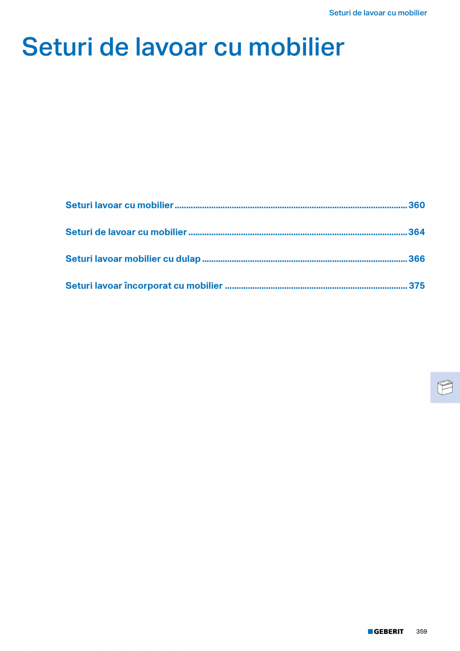 Pagina 358-Catalog Colectii de baie si sisteme sanitare  Catalog, brosura Romana t Selnova









...