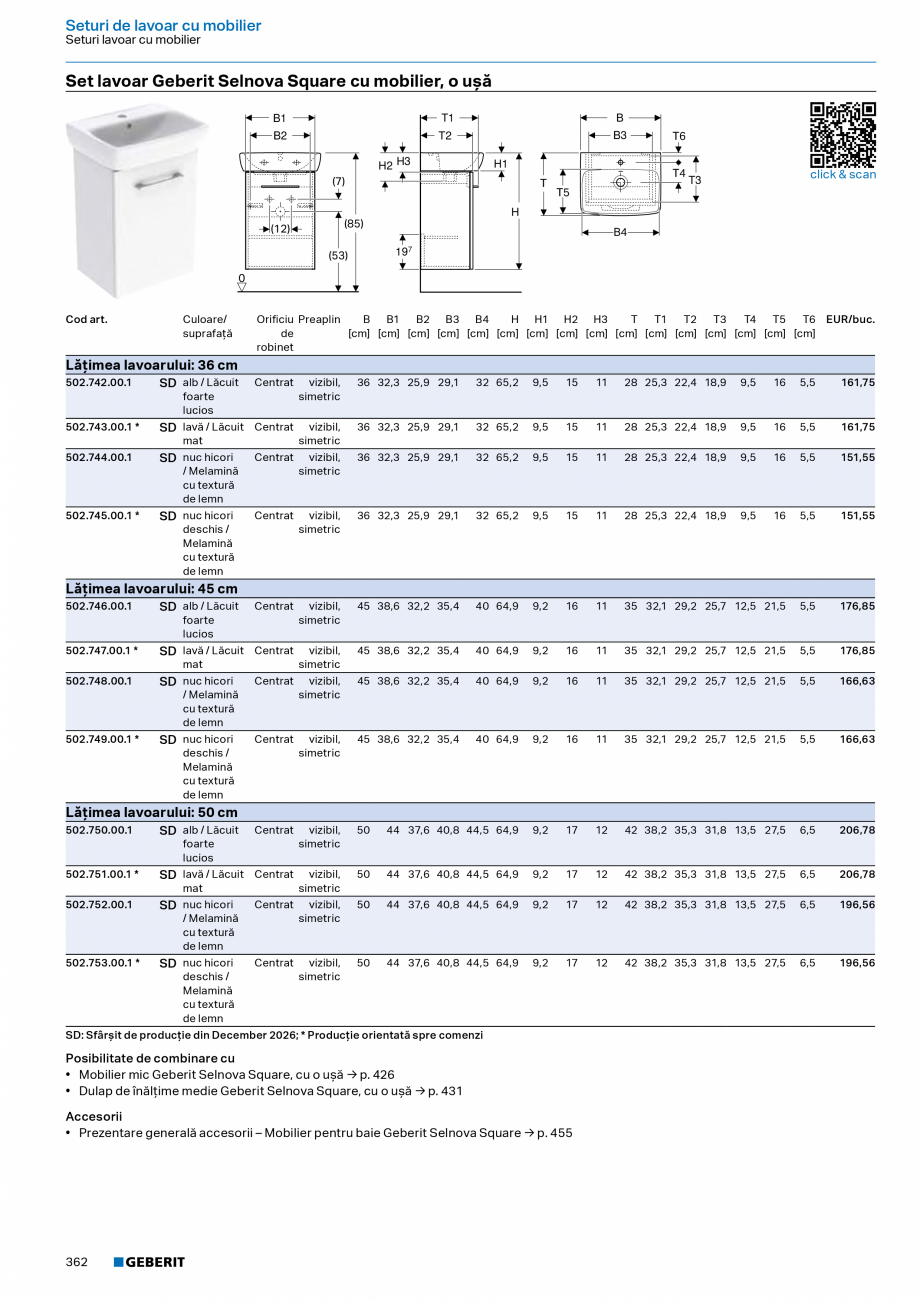 Pagina 361-Catalog Colectii de baie si sisteme sanitare  Catalog, brosura Romana 

G
[″]

32

1 1/4

AB
[mm]
...