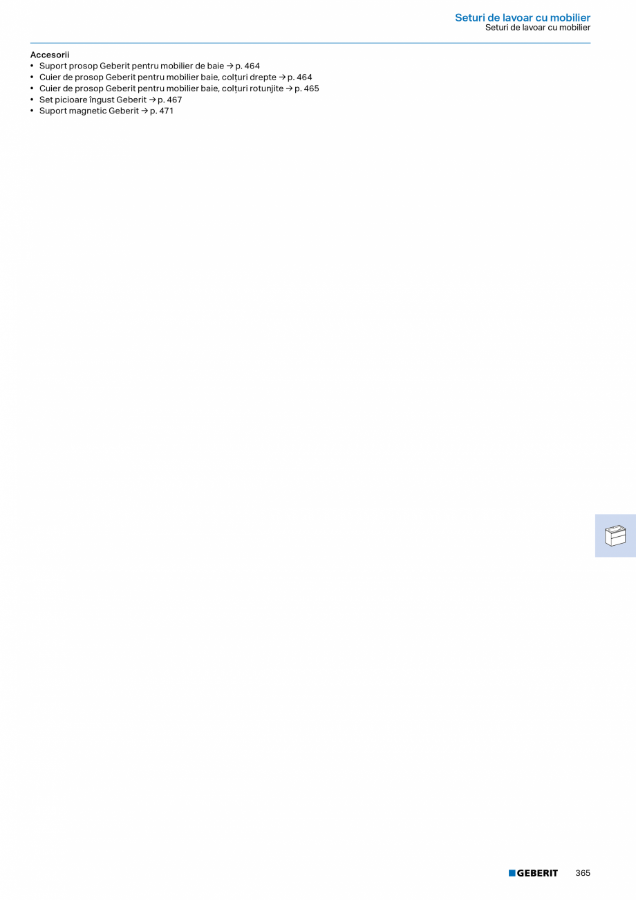 Pagina 364-Catalog Colectii de baie si sisteme sanitare  Catalog, brosura Romana .................................