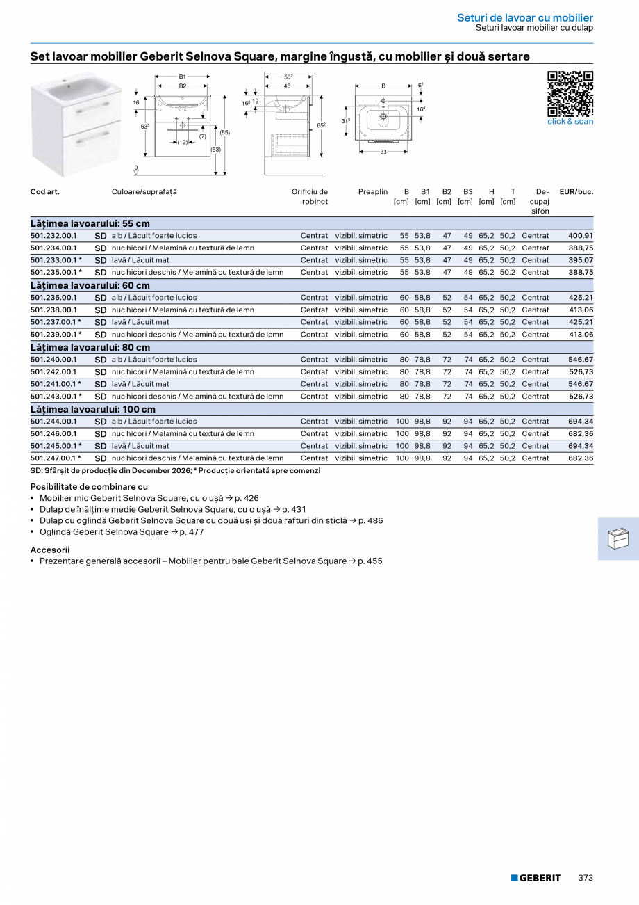 Pagina 372-Catalog Colectii de baie si sisteme sanitare  Catalog, brosura Romana . 226
• Sifonul de pisoare...