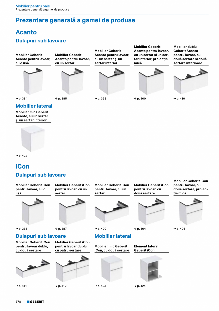 Pagina 377-Catalog Colectii de baie si sisteme sanitare  Catalog, brosura Romana 116.072.00.1

Selva
116.082.00...
