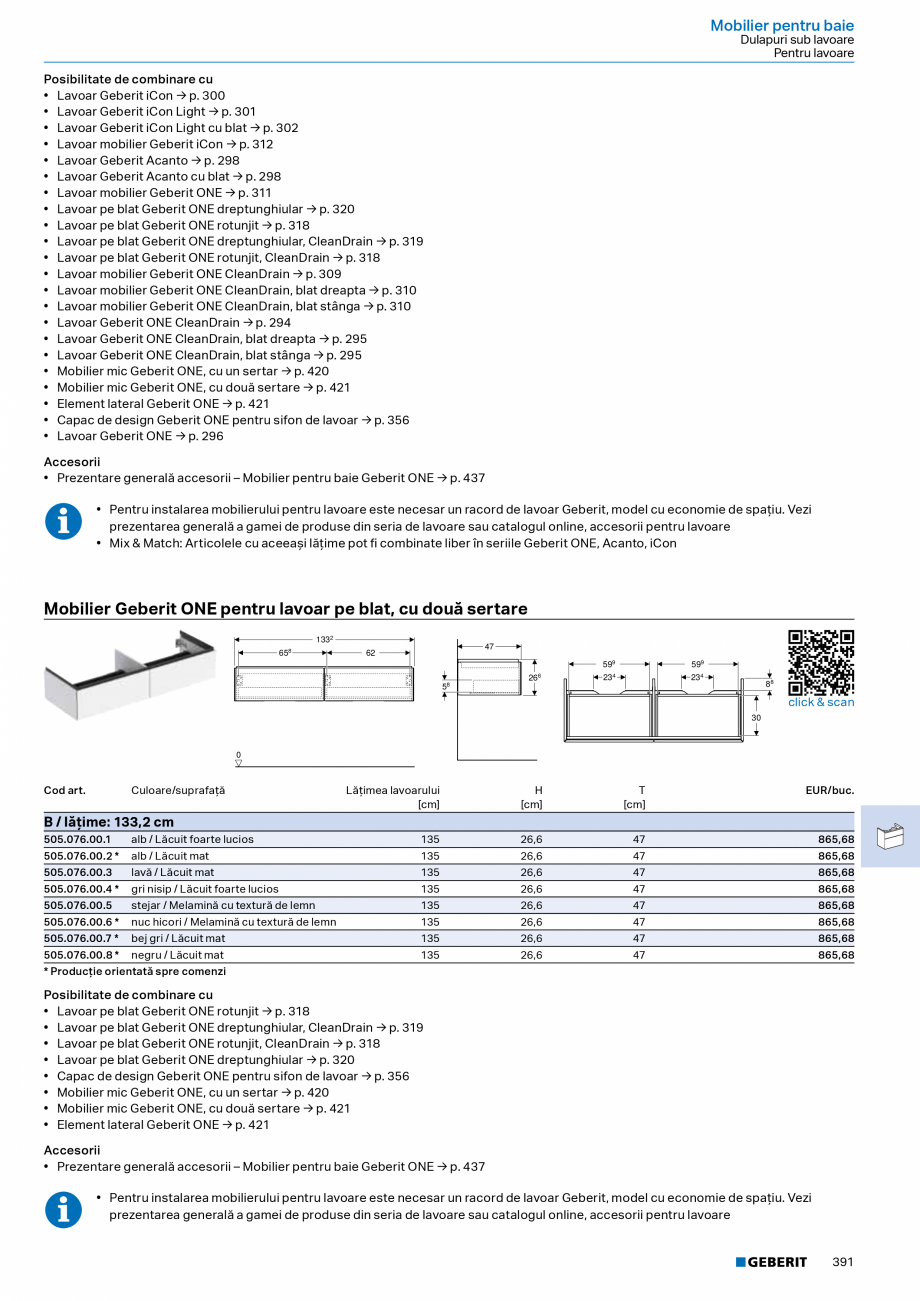 Pagina 390-Catalog Colectii de baie si sisteme sanitare  Catalog, brosura Romana nare
spălare electronică,...