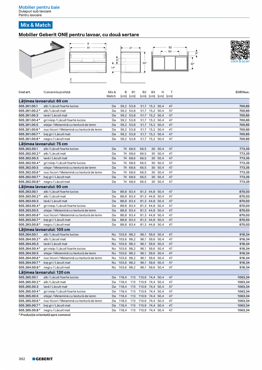 Pagina 391-Catalog Colectii de baie si sisteme sanitare  Catalog, brosura Romana dă a spălării pentru pisoar...