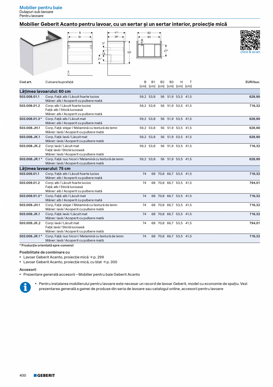 Pagina 399-Catalog Colectii de baie si sisteme sanitare  Catalog, brosura Romana 
≤ 0,5
≤ 0,5

EUR/buc.
597...