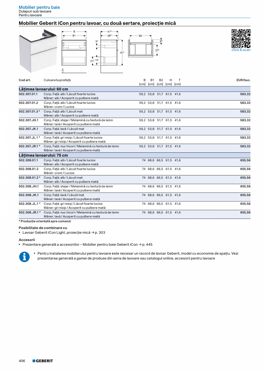 Pagina 405-Catalog Colectii de baie si sisteme sanitare  Catalog, brosura Romana spălării pentru pisoar...