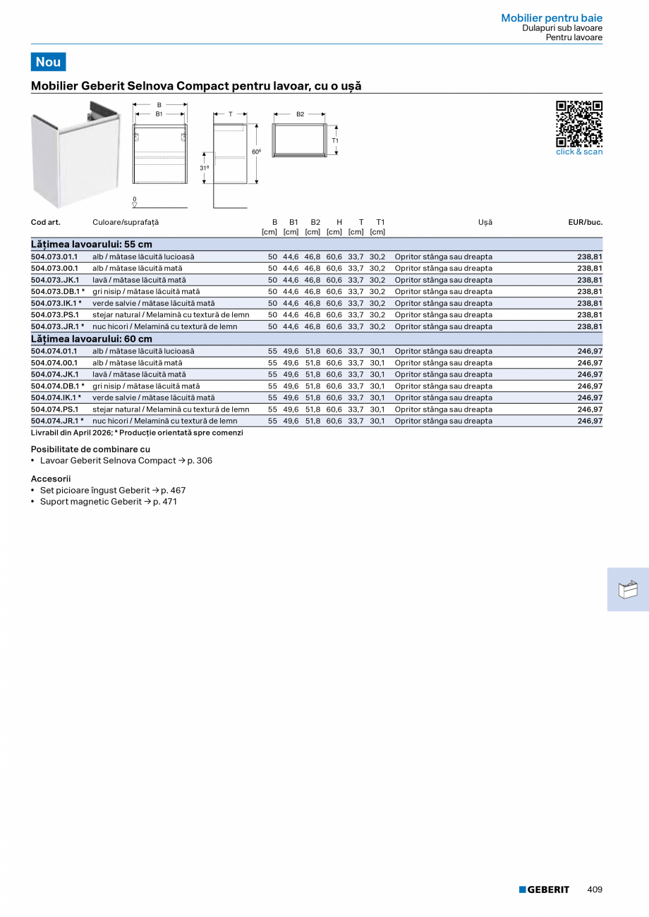 Pagina 408-Catalog Colectii de baie si sisteme sanitare  Catalog, brosura Romana � p. 31

233

Sisteme de...