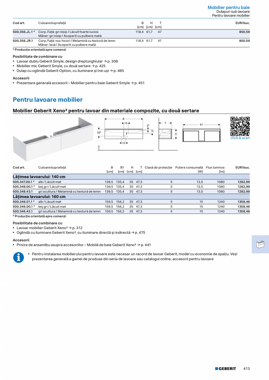 Pagina 412-Catalog Colectii de baie si sisteme sanitare  Catalog, brosura Romana iversal → p. 30
• Element ...