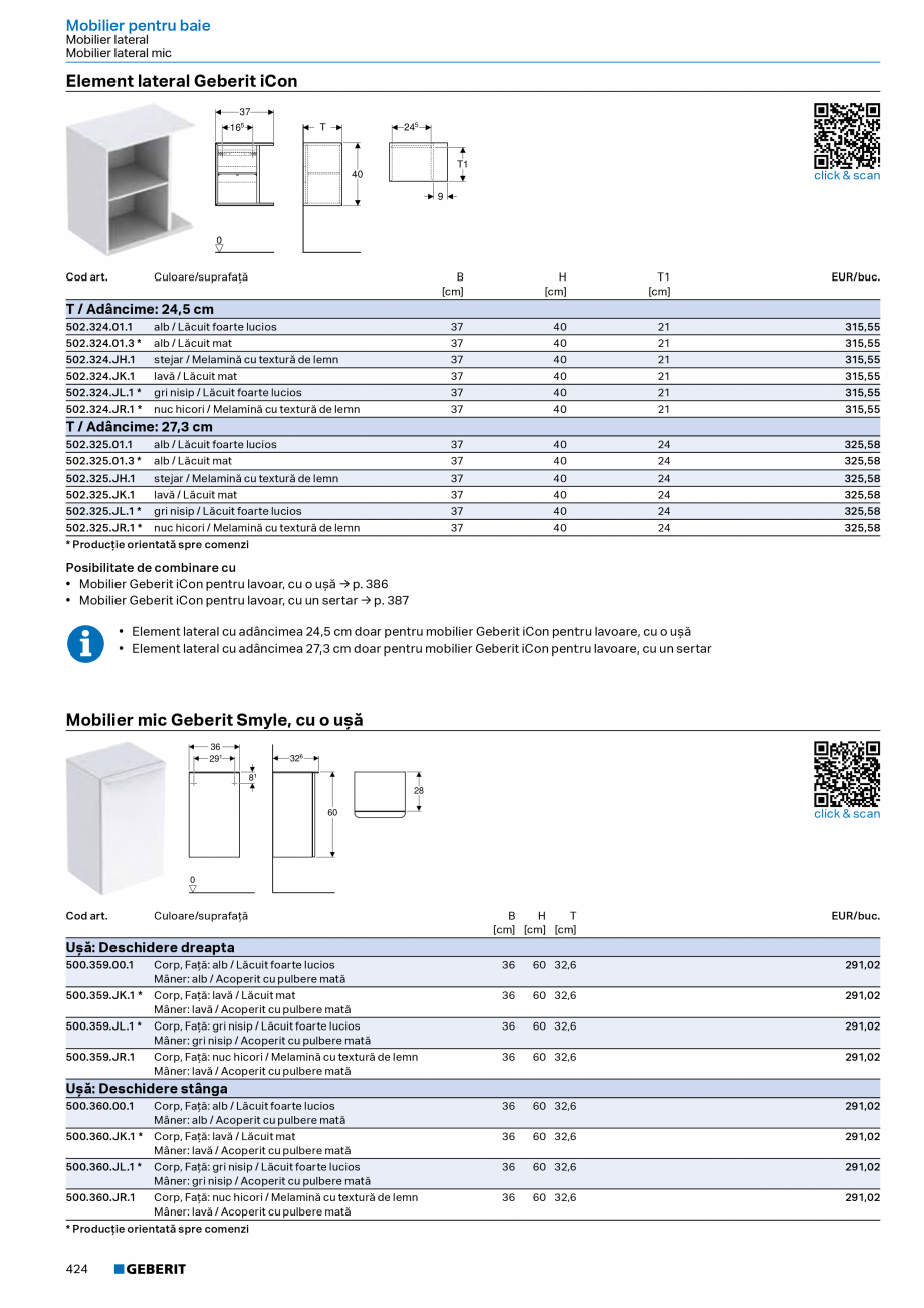 Pagina 423-Catalog Colectii de baie si sisteme sanitare  Catalog, brosura Romana 
click & scan


Cod art.
...