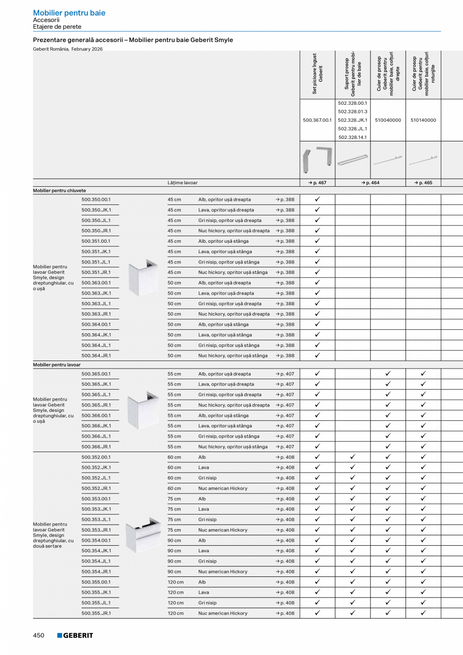 Pagina 449-Catalog Colectii de baie si sisteme sanitare  Catalog, brosura Romana pălare şi prelungire a...
