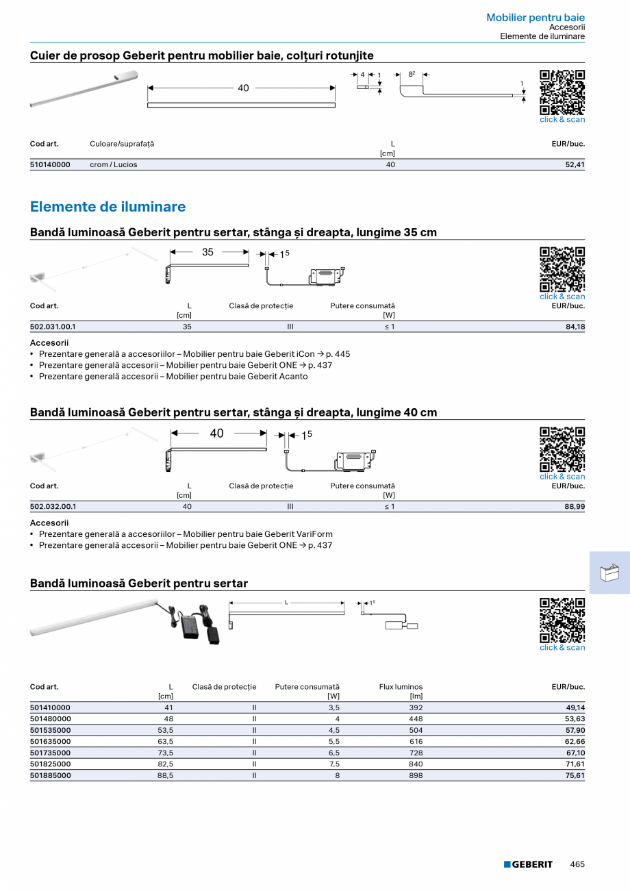 Pagina 464-Catalog Colectii de baie si sisteme sanitare  Catalog, brosura Romana .................................