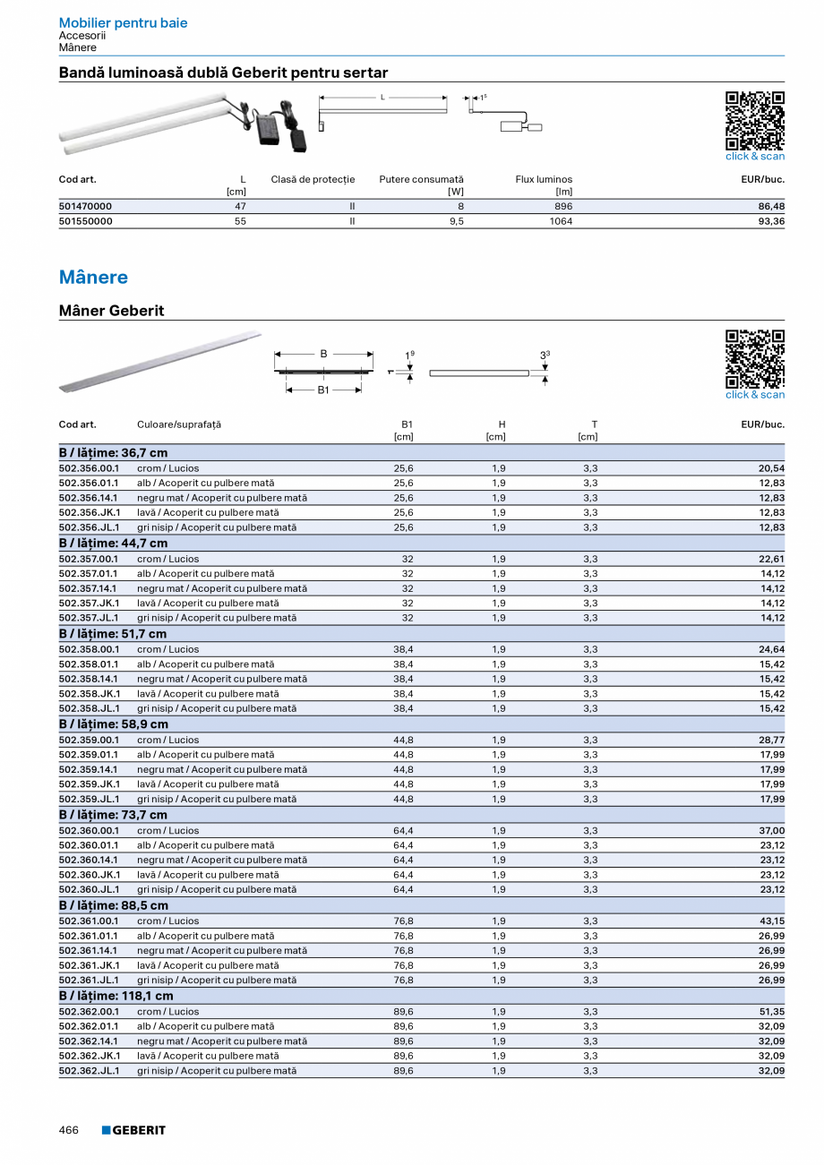 Pagina 465-Catalog Colectii de baie si sisteme sanitare  Catalog, brosura Romana  . . . . . . . . . . . . . . ....