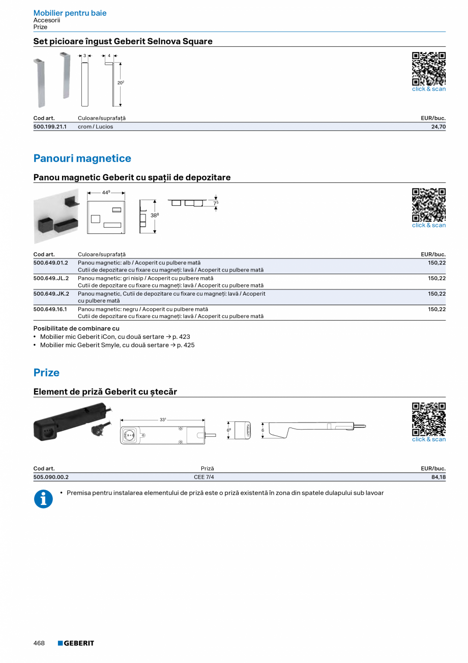 Pagina 467-Catalog Colectii de baie si sisteme sanitare  Catalog, brosura Romana . . . . . . . . . . . . . . . ...