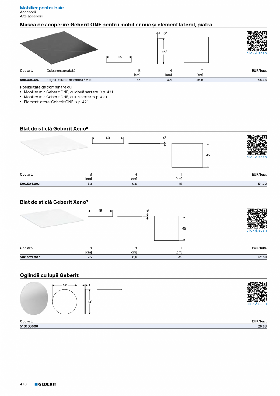 Pagina 469-Catalog Colectii de baie si sisteme sanitare  Catalog, brosura Romana 

Lavoar ­Geberit
­Acanto,...