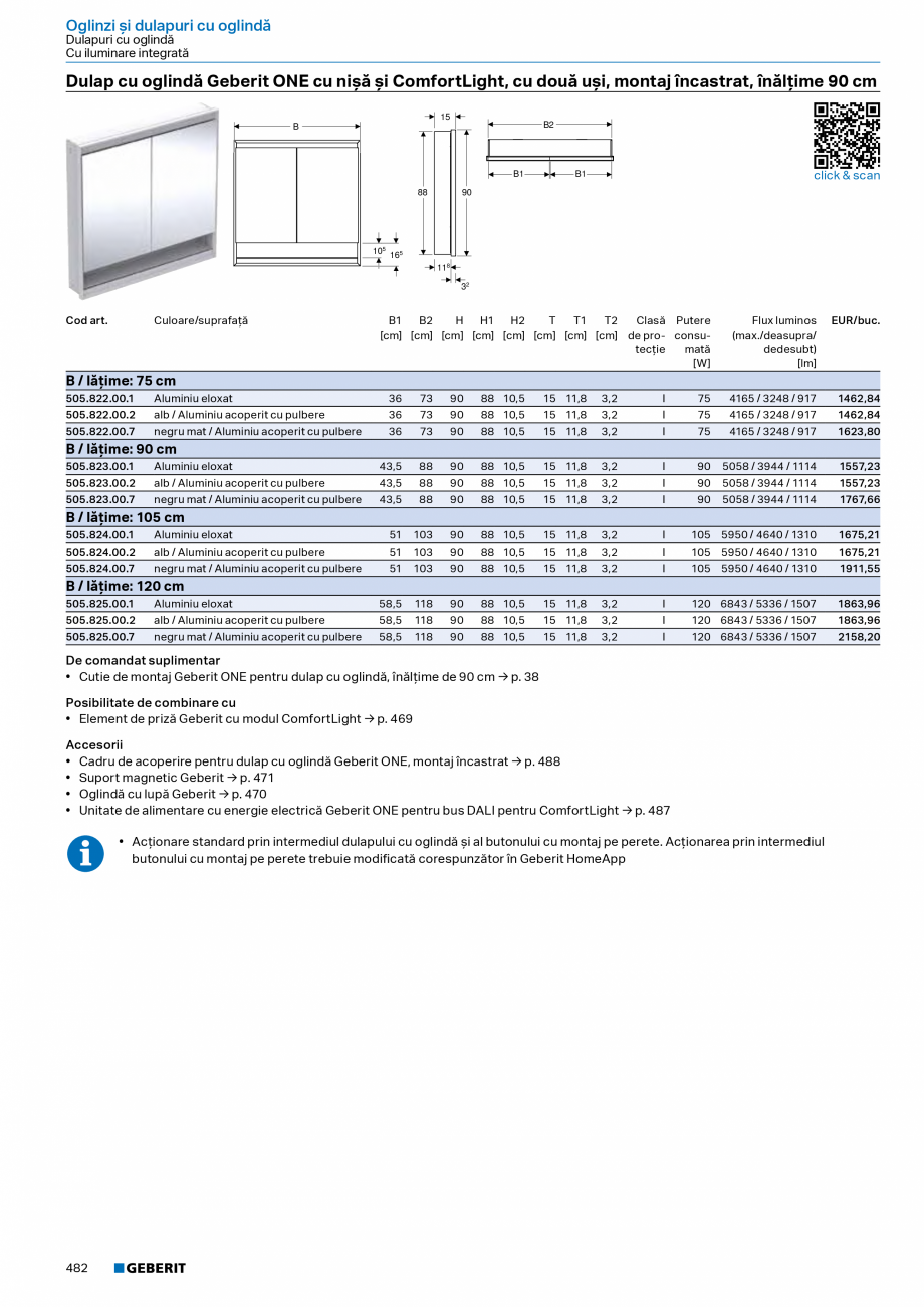 Pagina 481-Catalog Colectii de baie si sisteme sanitare  Catalog, brosura Romana 

60–120 cm

ü
ü

90 cm
...