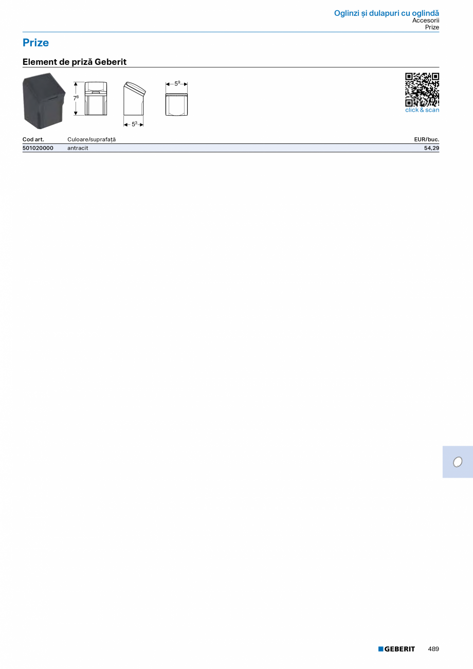 Pagina 488-Catalog Colectii de baie si sisteme sanitare  Catalog, brosura Romana Mobilier Geberit Xeno²
pentru...