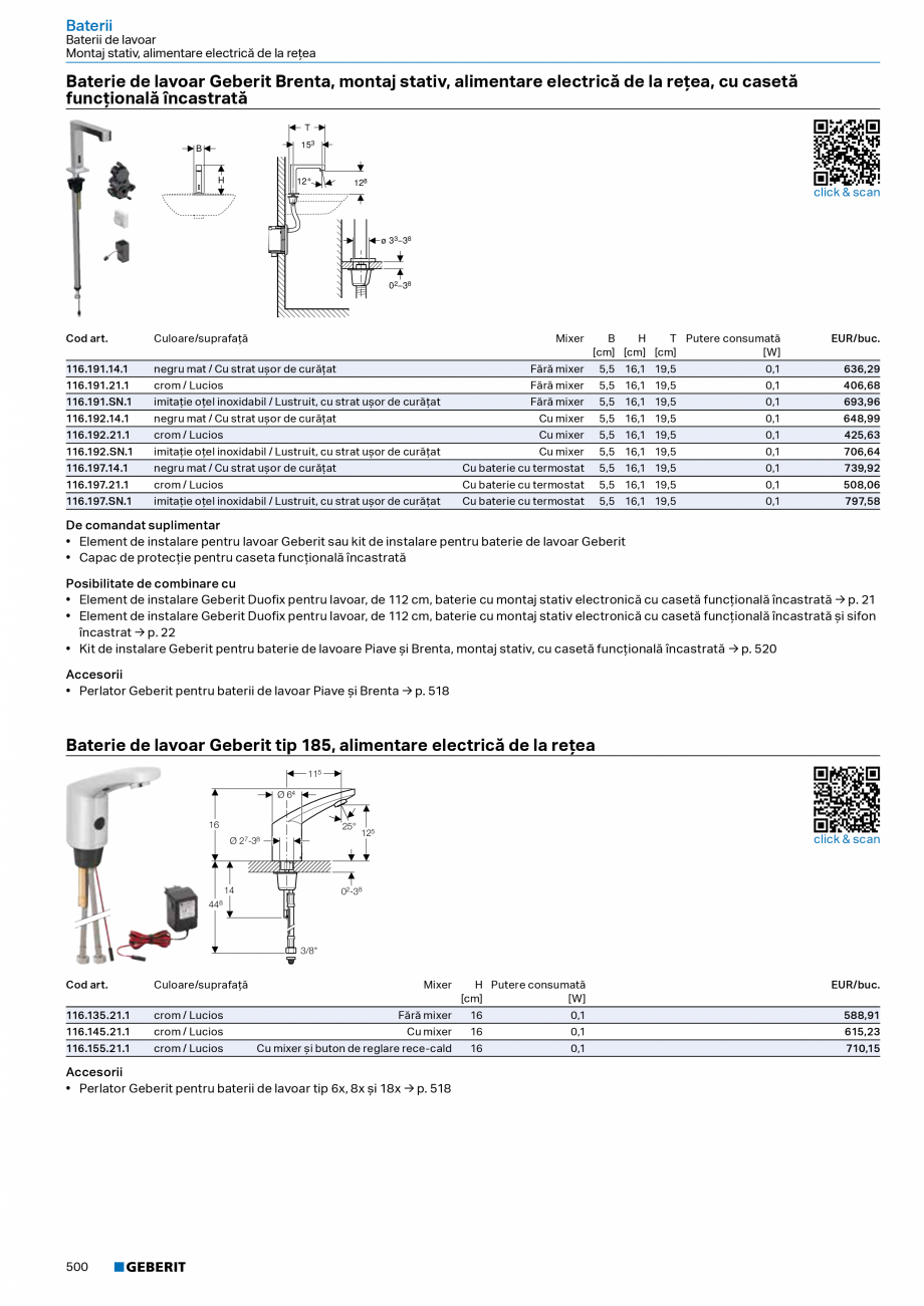 Pagina 499-Catalog Colectii de baie si sisteme sanitare  Catalog, brosura Romana r dublu, cu
patru sertare
...