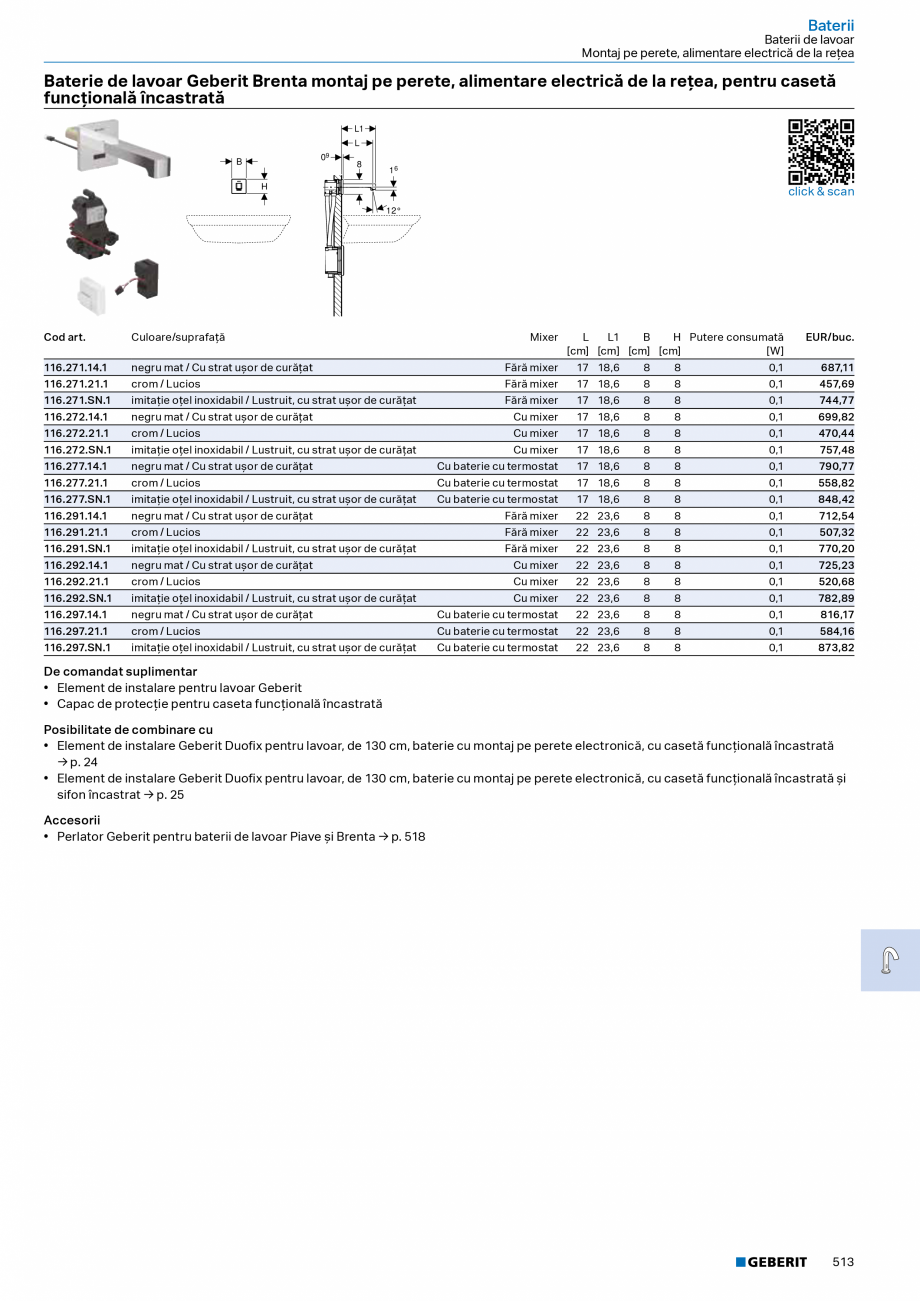 Pagina 512-Catalog Colectii de baie si sisteme sanitare  Catalog, brosura Romana 

37 23,5

2

396,40

Da
...