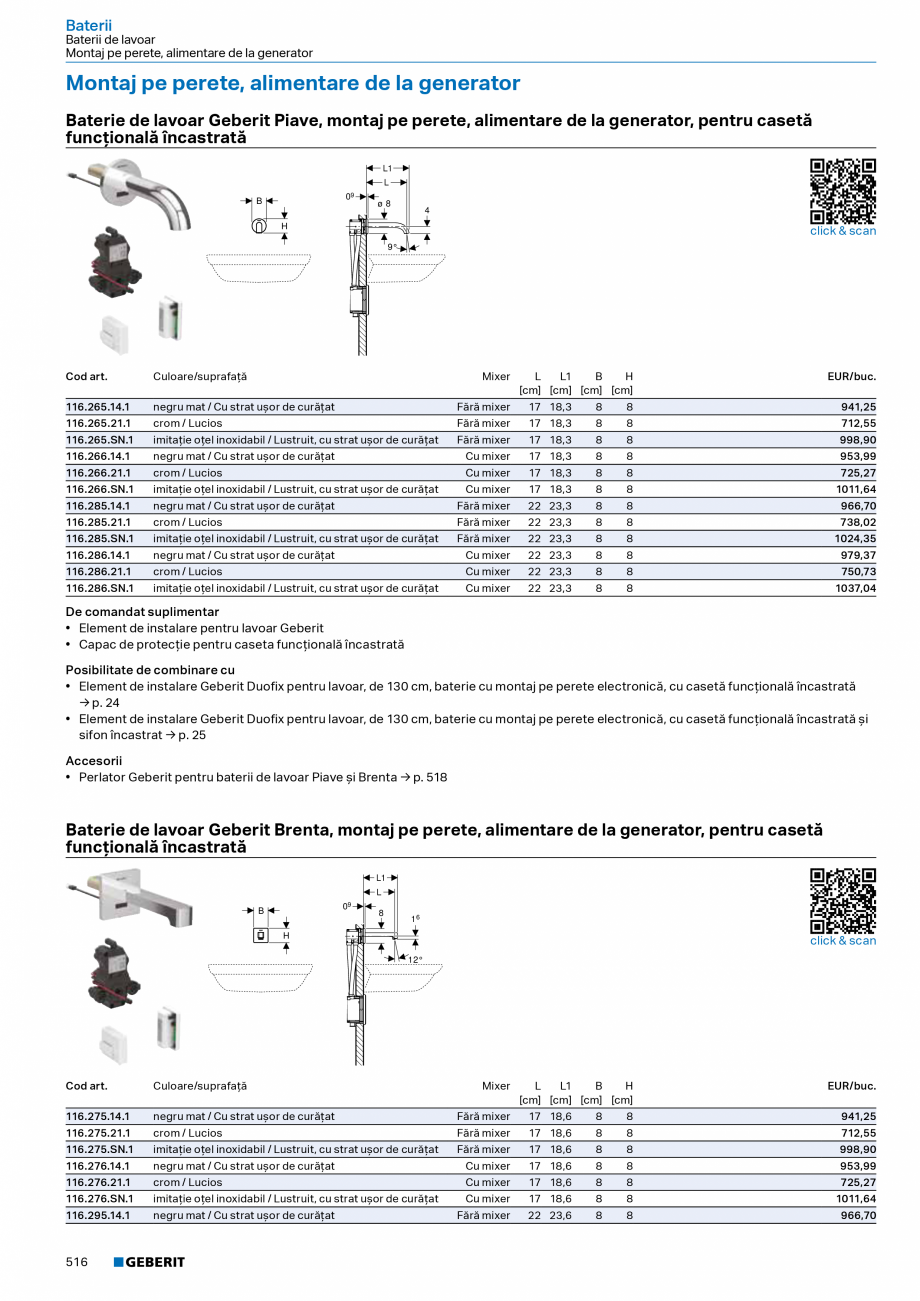 Pagina 515-Catalog Colectii de baie si sisteme sanitare  Catalog, brosura Romana  lavoar, cu un sertar → p....