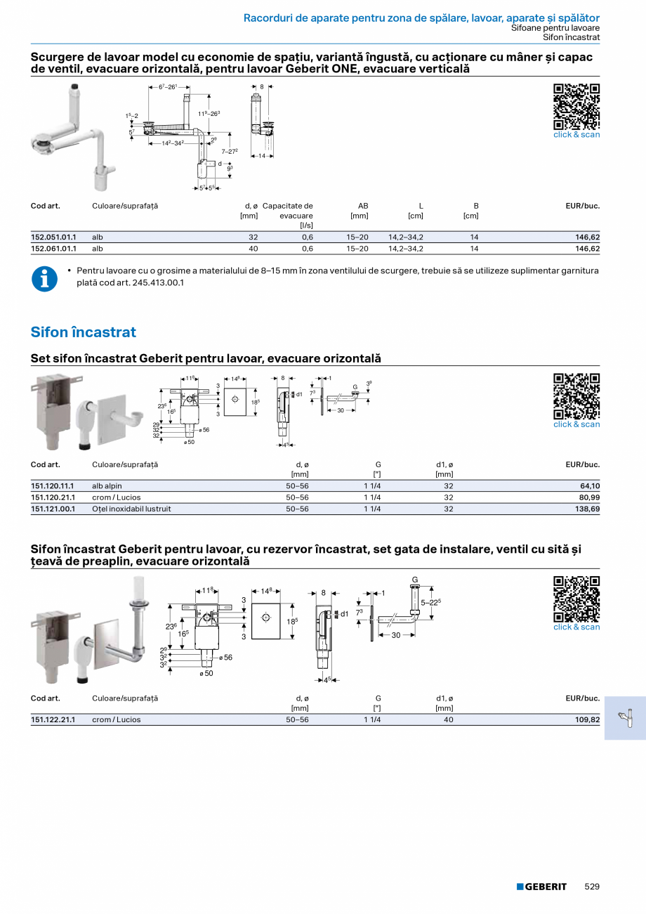 Pagina 528-Catalog Colectii de baie si sisteme sanitare  Catalog, brosura Romana � p. 392
• Mobilier Geberit ...